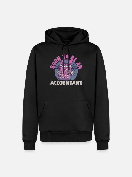 Comptable Comptable Comptable - Sweat à capuche Premium bio Homme - noir