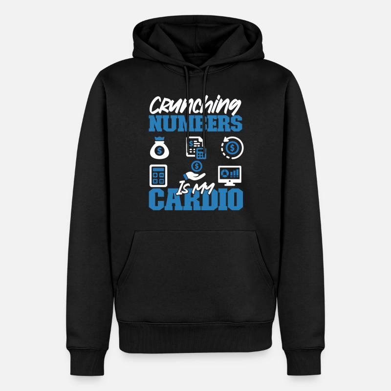 Comptable Comptable Comptable - Sweat à capuche Premium bio Homme - noir