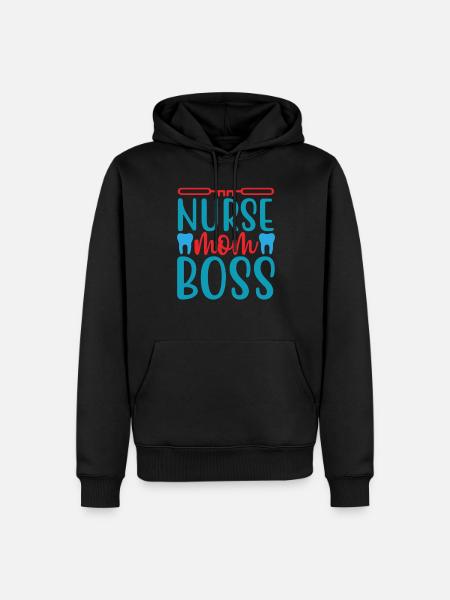 KRANKENSCHWESTER Pflegerin - Männer Premium Bio Hoodie - Schwarz