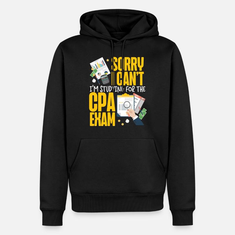 Comptable Comptable Comptable - Sweat à capuche Premium bio Homme - noir