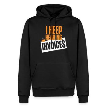 Accountant Bookkeeper Accounting I - Men’s Premium Organic Hoodie - black - Front - Nico (187cm)