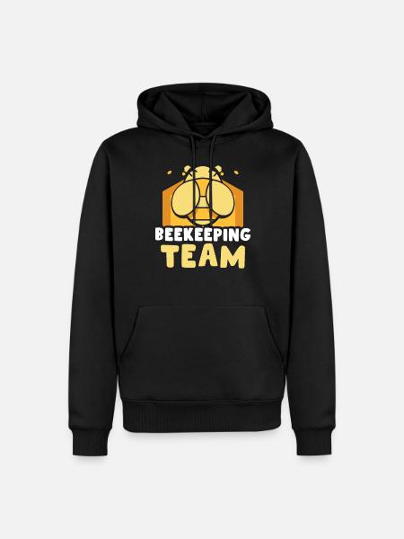 Team Beekeeping Honey Beekeepers Beekeepers - Men’s Premium Organic Hoodie - black
