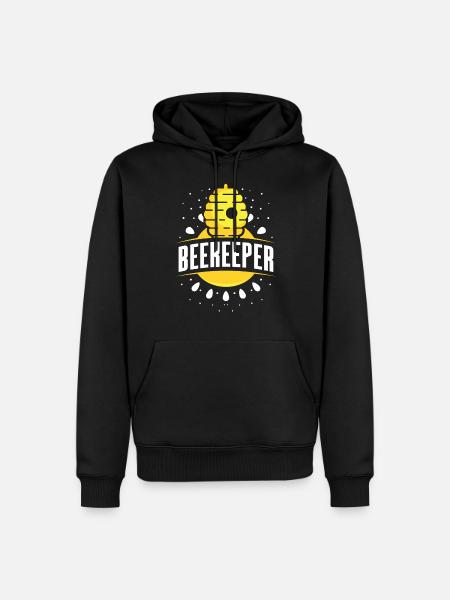 Apiculture Apiculteurs - Sweat à capuche Premium bio Homme - noir