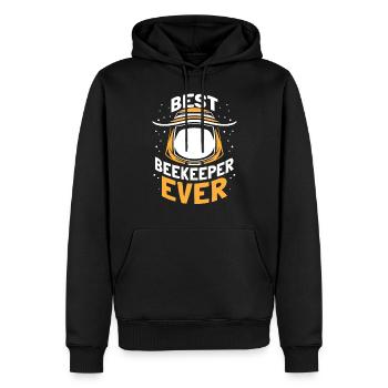 Bester Imker Aller Zeiten Imkerei Imkern Biene - Männer Premium Bio Hoodie - Schwarz - Vorne - Nico (187cm)