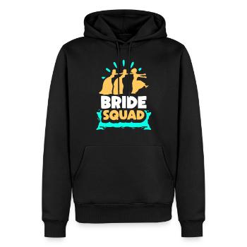 Braut Team Party Hochzeit Bräute Heiraten - Männer Premium Bio Hoodie - Schwarz - Vorne - Nico (187cm)