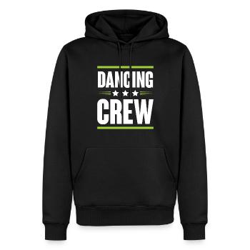 Dancing Crew - Männer Premium Bio Hoodie - Schwarz - Vorne - Nico (187cm)