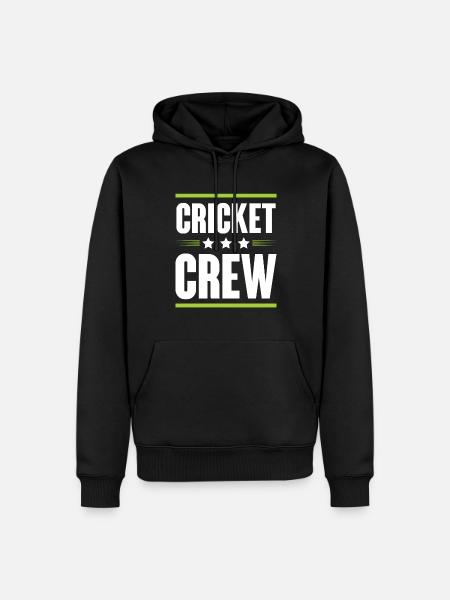 Équipe de cricket - Sweat à capuche Premium bio Homme - noir