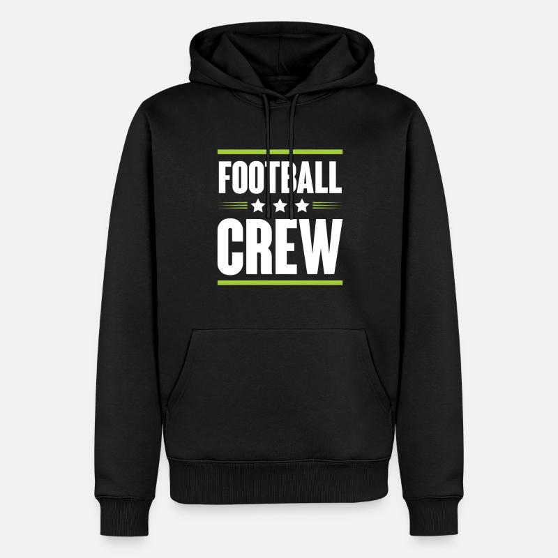 Équipe de football - Sweat à capuche Premium bio Homme - noir