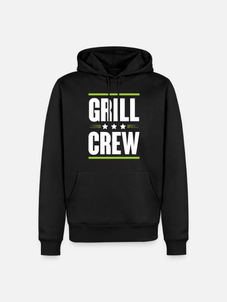 Grill Crew - Men’s Premium Organic Hoodie - black
