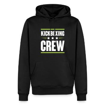 Kickboxing Crew - Männer Premium Bio Hoodie - Schwarz - Vorne - Nico (187cm)