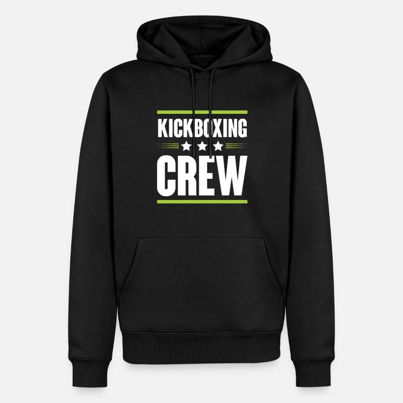 Kickboxing Crew - Männer Premium Bio Hoodie - Schwarz