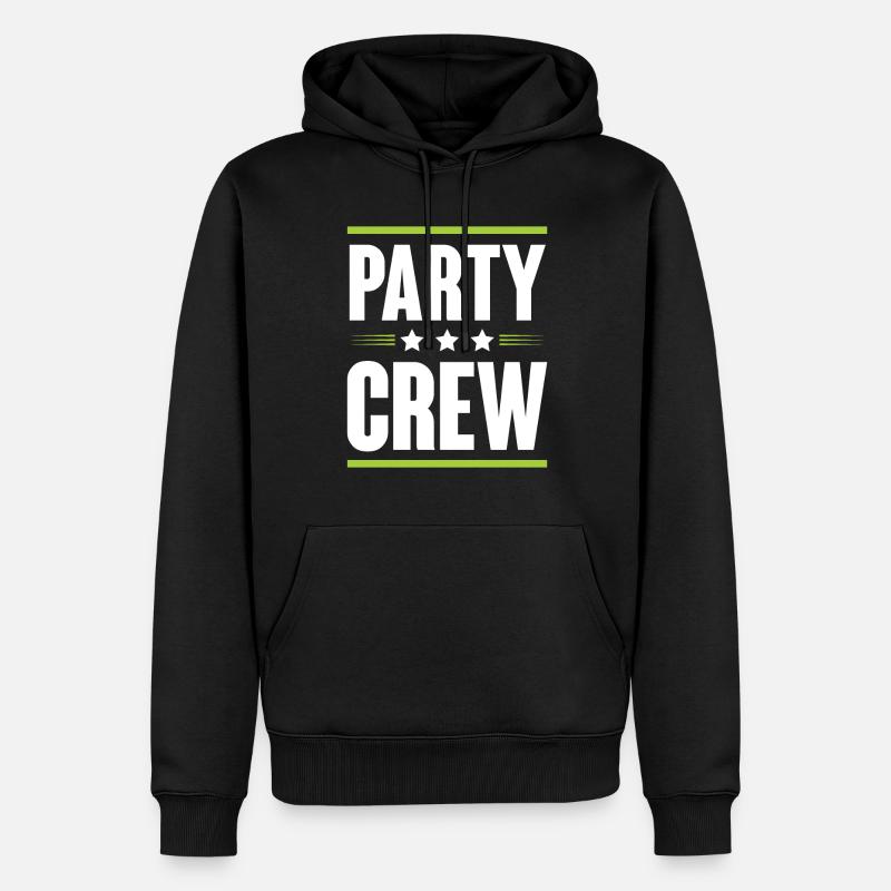 Équipage de fête - Sweat à capuche Premium bio Homme - noir