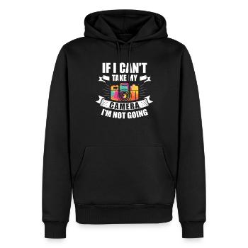 Wenn Ich Meine Kamera Nicht Mitnehmen Kann, Mache - Männer Premium Bio Hoodie - Schwarz - Vorne - Nico (187cm)