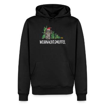 Weihnachtsmuffel Anti Weihnachten Weihnachtsbaum - Männer Premium Bio Hoodie - Schwarz - Vorne - Nico (187cm)