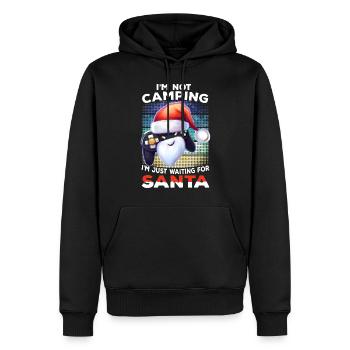 Chapeau de Noël Gamer Slogan Gambler Gift Gambling - Sweat à capuche Premium bio Homme - noir - Devant - Nico (187cm)