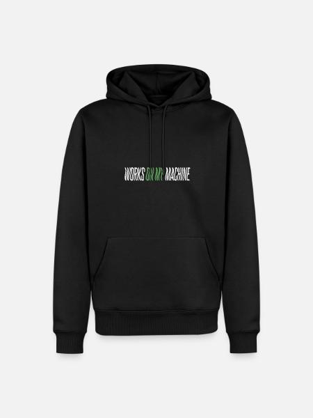 Programmeur - fonctionne sur ma machine - Sweat à capuche Premium bio Homme - noir