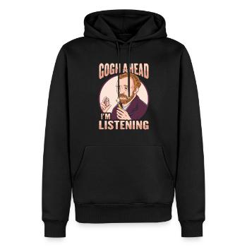 Van Gogh Kunstliebhaber - Männer Premium Bio Hoodie - Schwarz - Vorne - Nico (187cm)