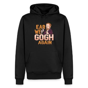 Van Gogh Kunstliebhaber - Männer Premium Bio Hoodie - Schwarz - Vorne - Nico (187cm)