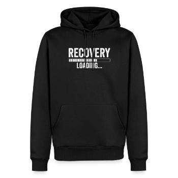 Erholung Laden Überlebender Erholen Patient - Männer Premium Bio Hoodie - Schwarz - Vorne - Nico (187cm)