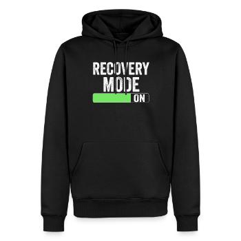 Erholung Modus Ein Patient Überlebender Erholen - Männer Premium Bio Hoodie - Schwarz - Vorne - Nico (187cm)