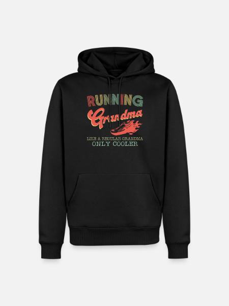 Running Runner Semi-Marathon - Sweat à capuche Premium bio Homme - noir