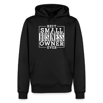 Bester Kleinunternehmer Aller Zeiten CEO Gründer - Männer Premium Bio Hoodie - Schwarz - Vorne - Nico (187cm)
