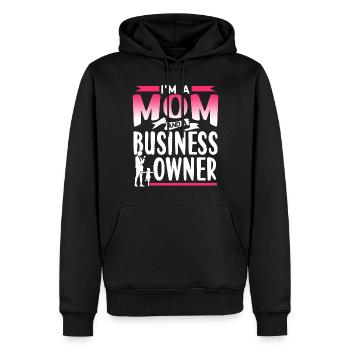 Ich Bin Eine Mutter Und Eine Geschäftsinhaberin - Männer Premium Bio Hoodie - Schwarz - Vorne - Nico (187cm)