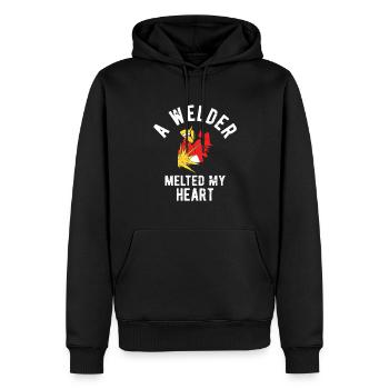 Schweißen Für Schweißer - Männer Premium Bio Hoodie - Schwarz - Vorne - Nico (187cm)
