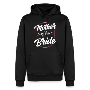Mutter Der Braut Heiraten Hochzeit Bräute Party - Männer Premium Bio Hoodie - Schwarz - Vorne - Nico (187cm)