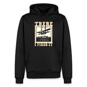 Dort Habe Ich Es Behoben - Männer Premium Bio Hoodie - Schwarz - Vorne - Nico (187cm)
