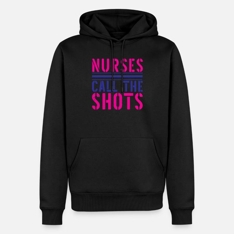 KRANKENSCHWESTER Pflegerin - Männer Premium Bio Hoodie - Schwarz