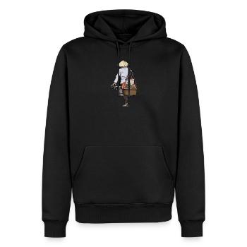 Vietnam I Saigon Scooter Pho Bo Motif de voyage pour - Sweat à capuche Premium bio Homme - noir - Devant - Nico (187cm)