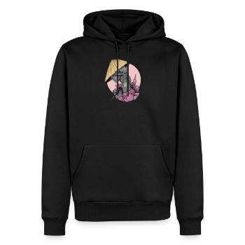 Vietnam I Saigon Scooter Pho Bo Motif de voyage pour - Sweat à capuche Premium bio Homme - noir - Devant - Nico (187cm)