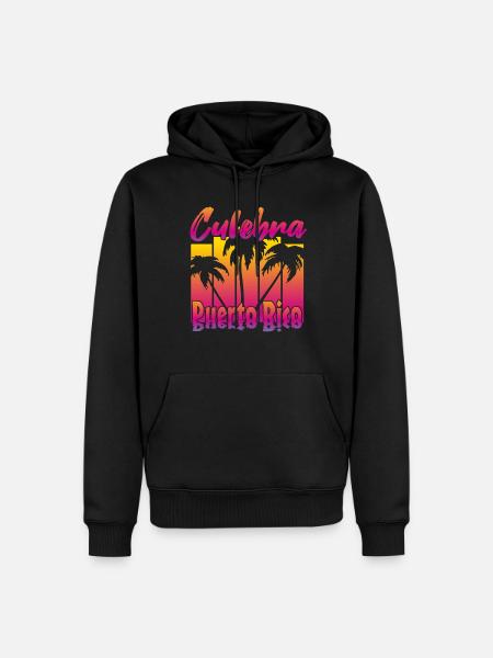 Culebra Puerto Rico - Männer Premium Bio Hoodie - Schwarz