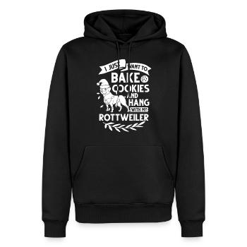 Rottweiler Hund Welpen Besitzer Halter Weihnachten - Männer Premium Bio Hoodie - Schwarz - Vorne - Nico (187cm)