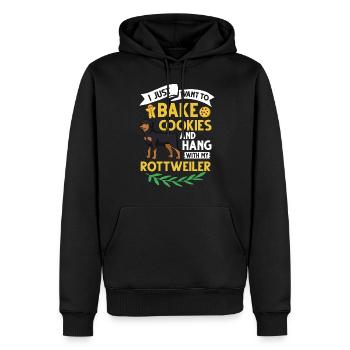 Rottweiler Hund Welpen Besitzer Halter Weihnachten - Männer Premium Bio Hoodie - Schwarz - Vorne - Nico (187cm)