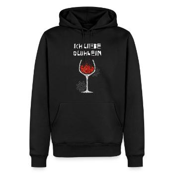Glühwein Nikolaus Weinachtsmarkt Glühweinstand - Männer Premium Bio Hoodie - Schwarz - Vorne - Nico (187cm)