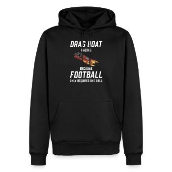 Drag Boat Racing I Drag Boat Driver Speedboat - Männer Premium Bio Hoodie - Schwarz - Vorne - Nico (187cm)