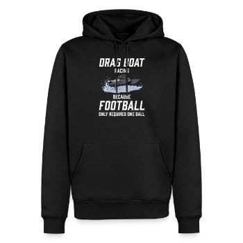 Drag Boat Racing I Drag Boat Driver Speedboat - Männer Premium Bio Hoodie - Schwarz - Vorne - Nico (187cm)