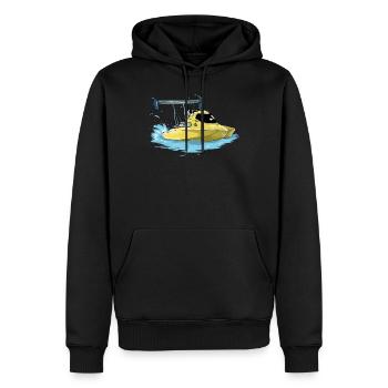 Drag Boat Racing I Drag Boat Driver Speedboat - Männer Premium Bio Hoodie - Schwarz - Vorne - Nico (187cm)