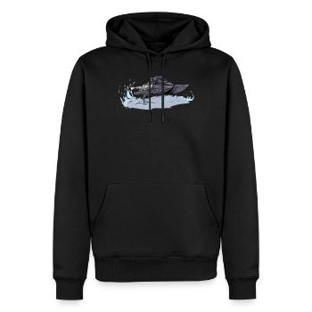 Drag Boat Racing I Drag Boat Driver Speedboat - Männer Premium Bio Hoodie - Schwarz - Vorne - Nico (187cm)