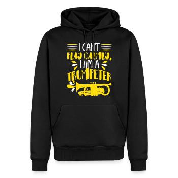 Trompete Trompeter Trompetenspieler - Männer Premium Bio Hoodie - Schwarz - Vorne - Nico (187cm)