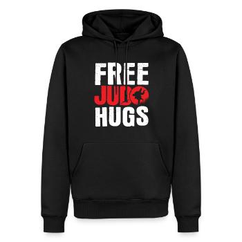 Japanischer Kampfsport Judo - Männer Premium Bio Hoodie - Schwarz - Vorne - Nico (187cm)