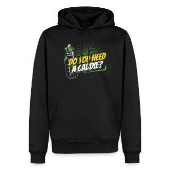 Do you need a caddie? Golf Caddie Golfing - Men’s Premium Organic Hoodie - black - Front - Nico (187cm)