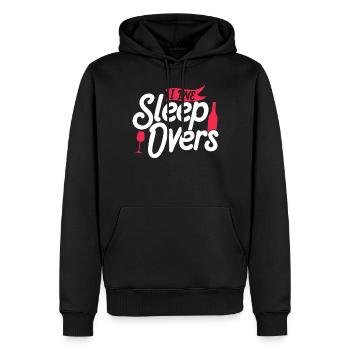 Ich Liebe Übernachtungen Süß Party Übernachten - Männer Premium Bio Hoodie - Schwarz - Vorne - Nico (187cm)