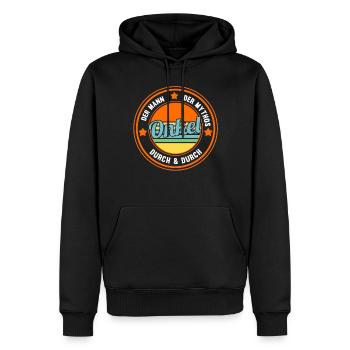 Patenonkel Pate Onkel - Männer Premium Bio Hoodie - Schwarz - Vorne - Nico (187cm)