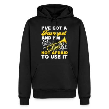 Trumpet Player I've Got A Trumpet - Männer Premium Bio Hoodie - Schwarz - Vorne - Nico (187cm)