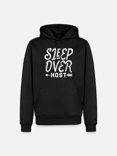 Overnight hosts Stay overnight Stay - Men’s Premium Organic Hoodie - black