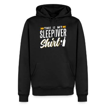 Das Ist Mein Sleepover Shirt Party Übernachten - Männer Premium Bio Hoodie - Schwarz - Vorne - Nico (187cm)