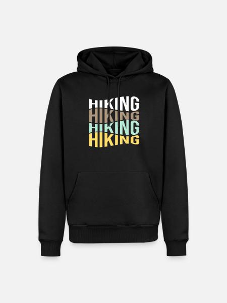 Wander - Men’s Premium Organic Hoodie - black